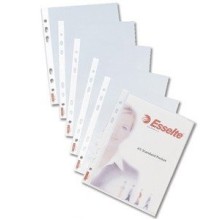 Sleeves Esselte, A4, 75 microns, glossy (100)