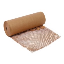 Оберточная бумага Honeycomb в рулоне 40cmx200м, PAP, коричневая