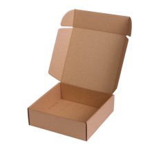 Коробка из микрогофрокартона 200x200x65мм, коричневые, 14E (FEFCO 0427)