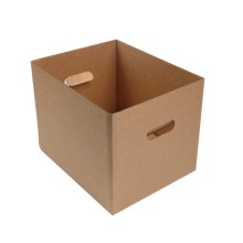 Коробки из гофрированного картона 350x280x265мм с ручками (FEFCO 0700)